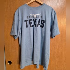 Carhartt Men's Light Blue Texas Tee 2XL